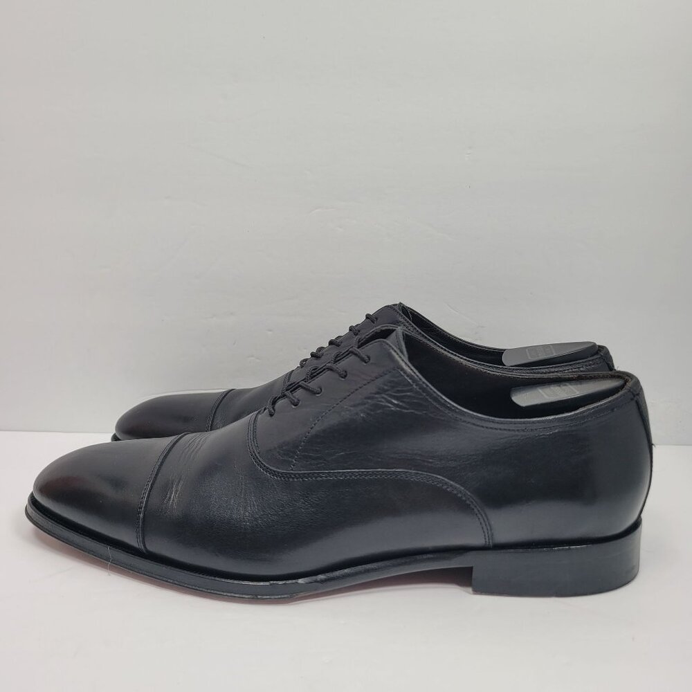 To Boot New York Adam Derrick Men's Black Leather Oxford Shoes US Size 8.5 - Picture 2 of 8